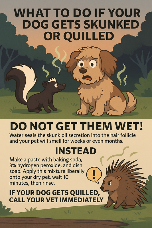 Skunks & Porcupines: What To Do If Your Dog Has a Close Encounter