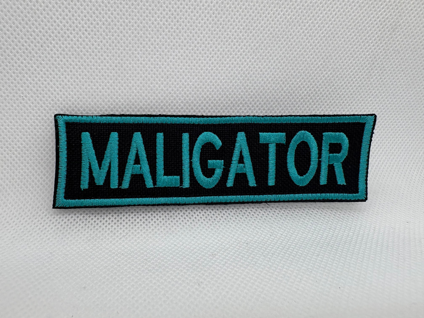 "Maligator" Premium Hook-Backed Dog Patches
