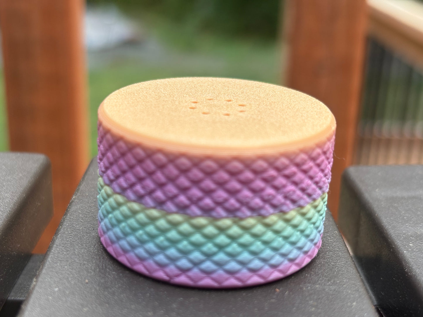 🌈 Special Edition Rainbow PLA Scent Pod – 3D Printed in Canada