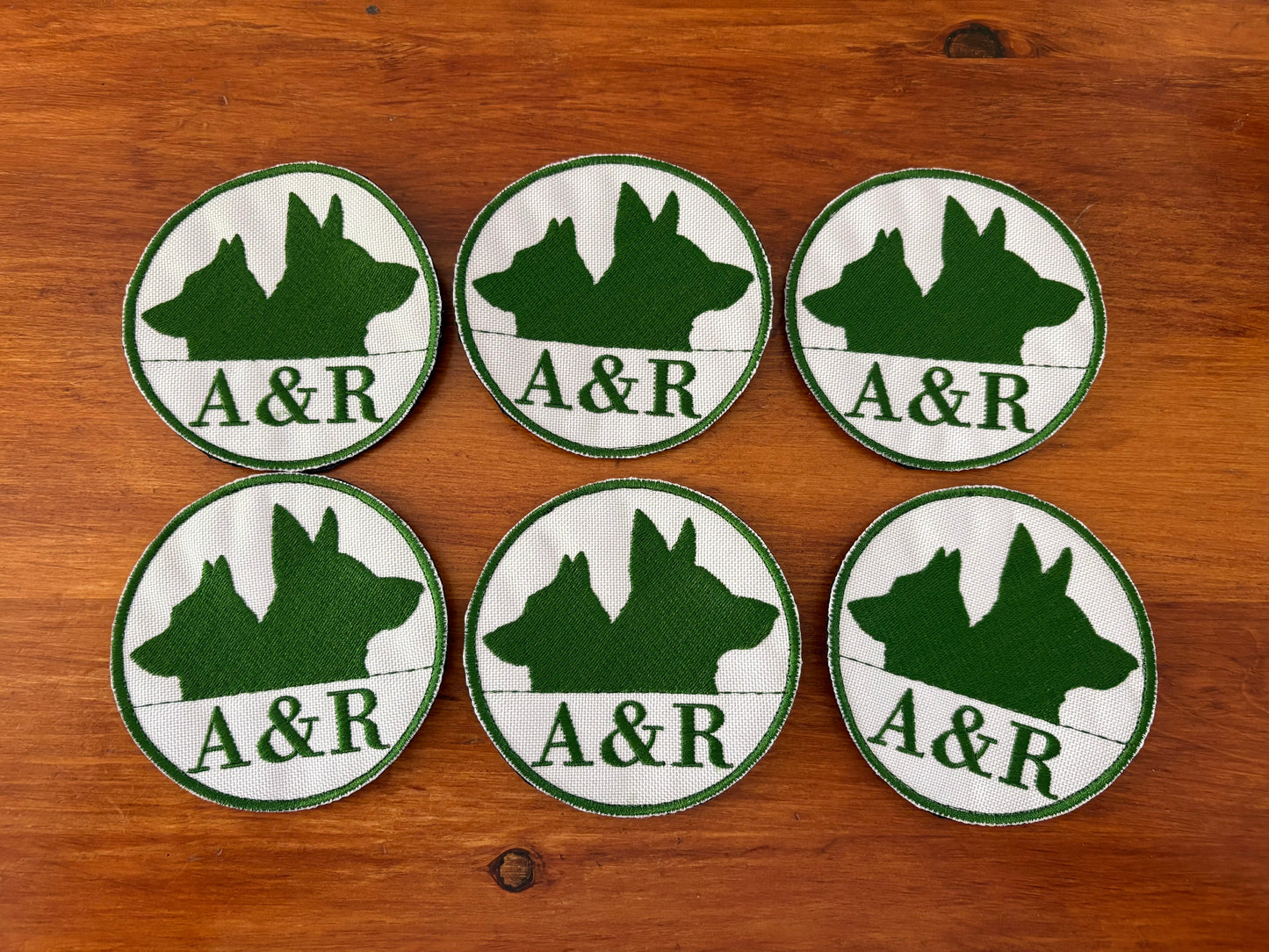 Custom Circular Dog Patch – Velcro Backed, Made in Canada