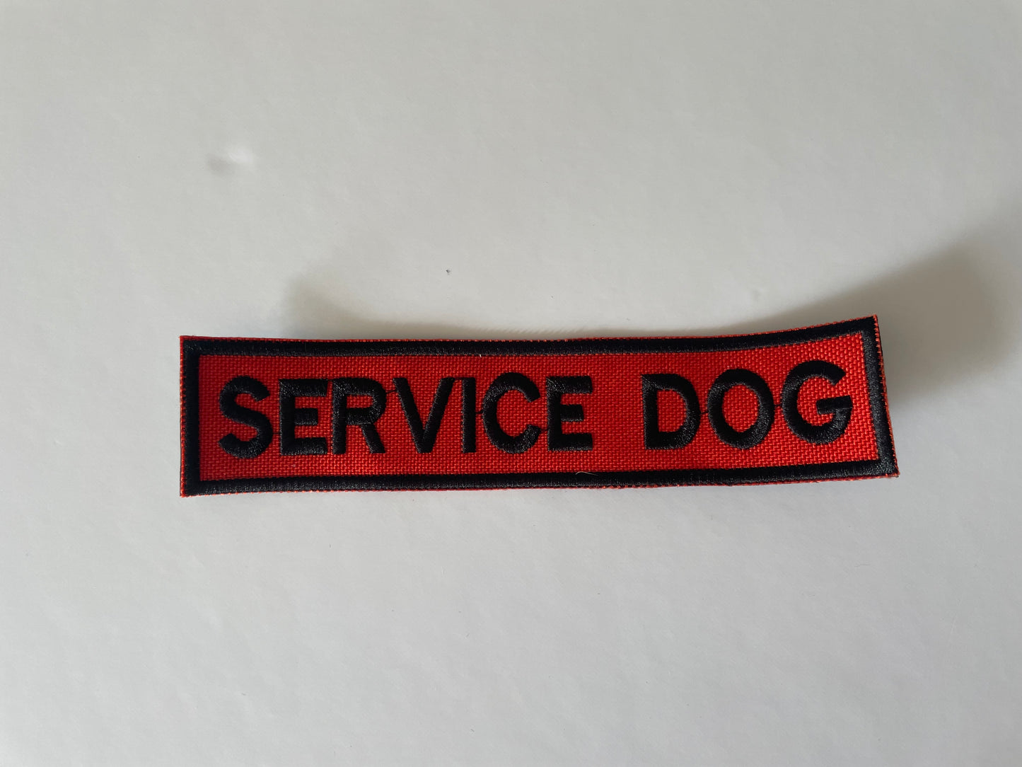 Service Dog Patch – Orange Cordura Velcro Patch for Working Dogs in Canada