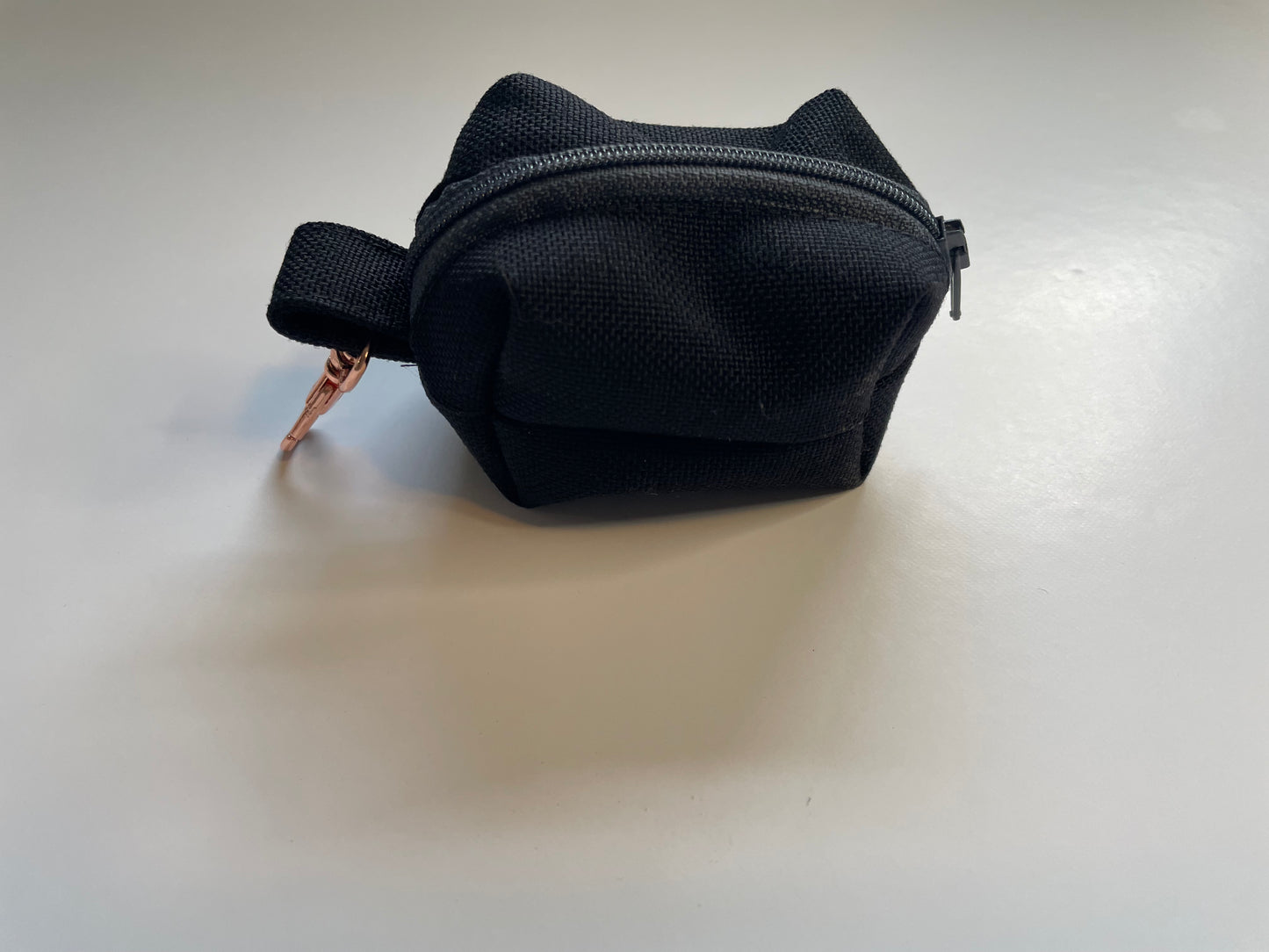 Poop Bag Dispenser Pouch Black and navy blue