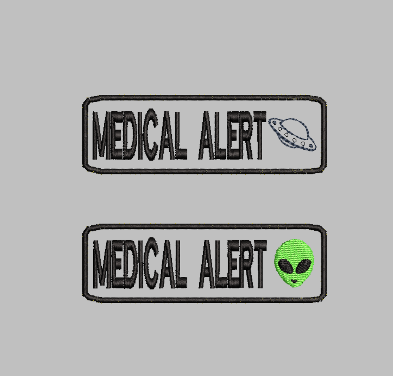 MEDICAL ALERT ALIEN SET EMBROIDERY FILE