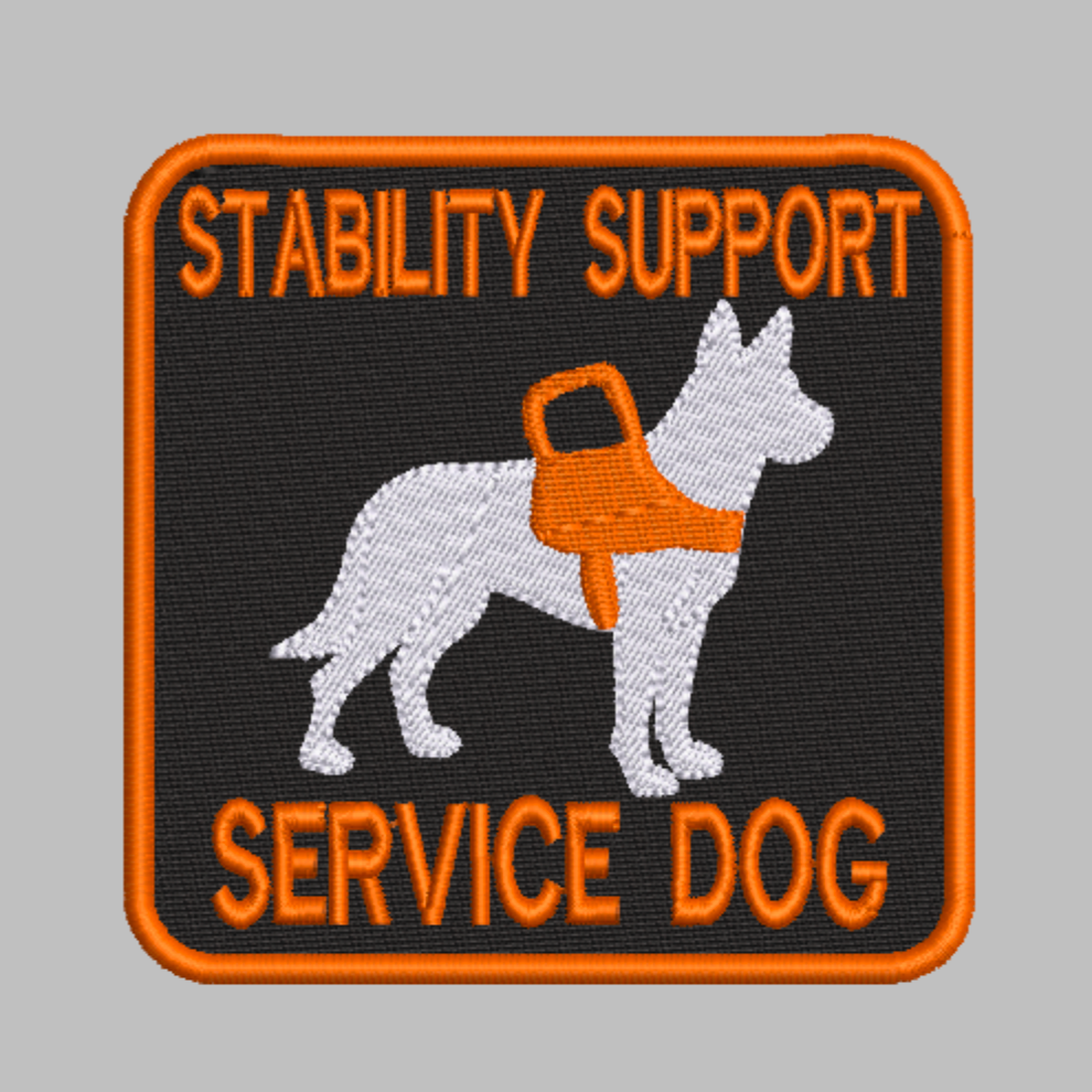 Stability Support Service Dog - Digital Embroidery Design