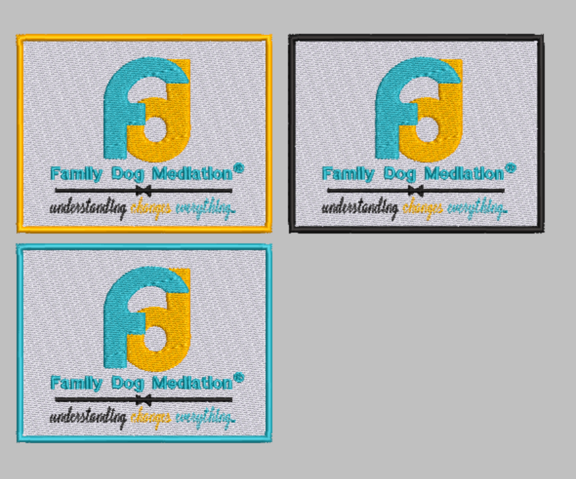 Official Family Dog Mediation (FDM) Logo Patch – Graduate Exclusive