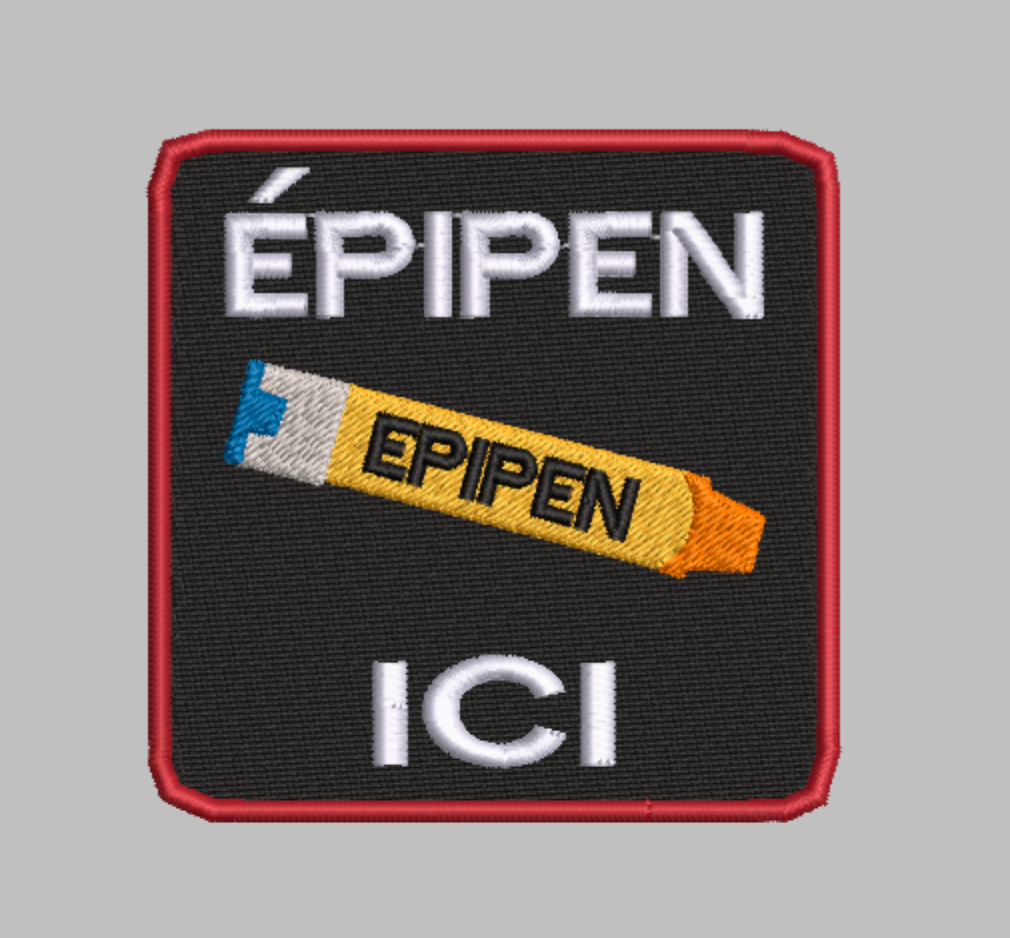 Ensemble de motifs de broderie « Épipen » (3 motifs)