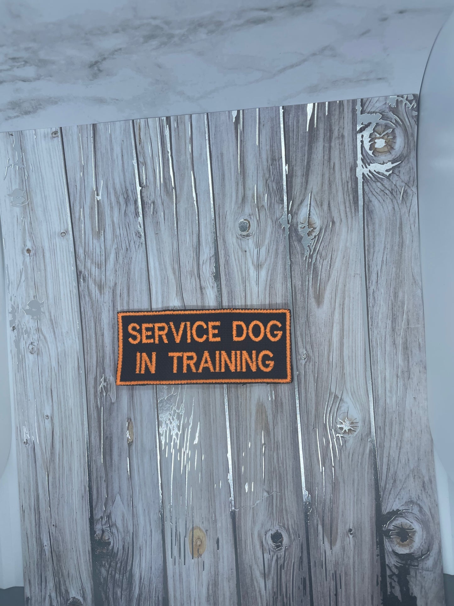 Service Dog in Training Patch – Durable Velcro Backed ID for Canadian Working Dogs