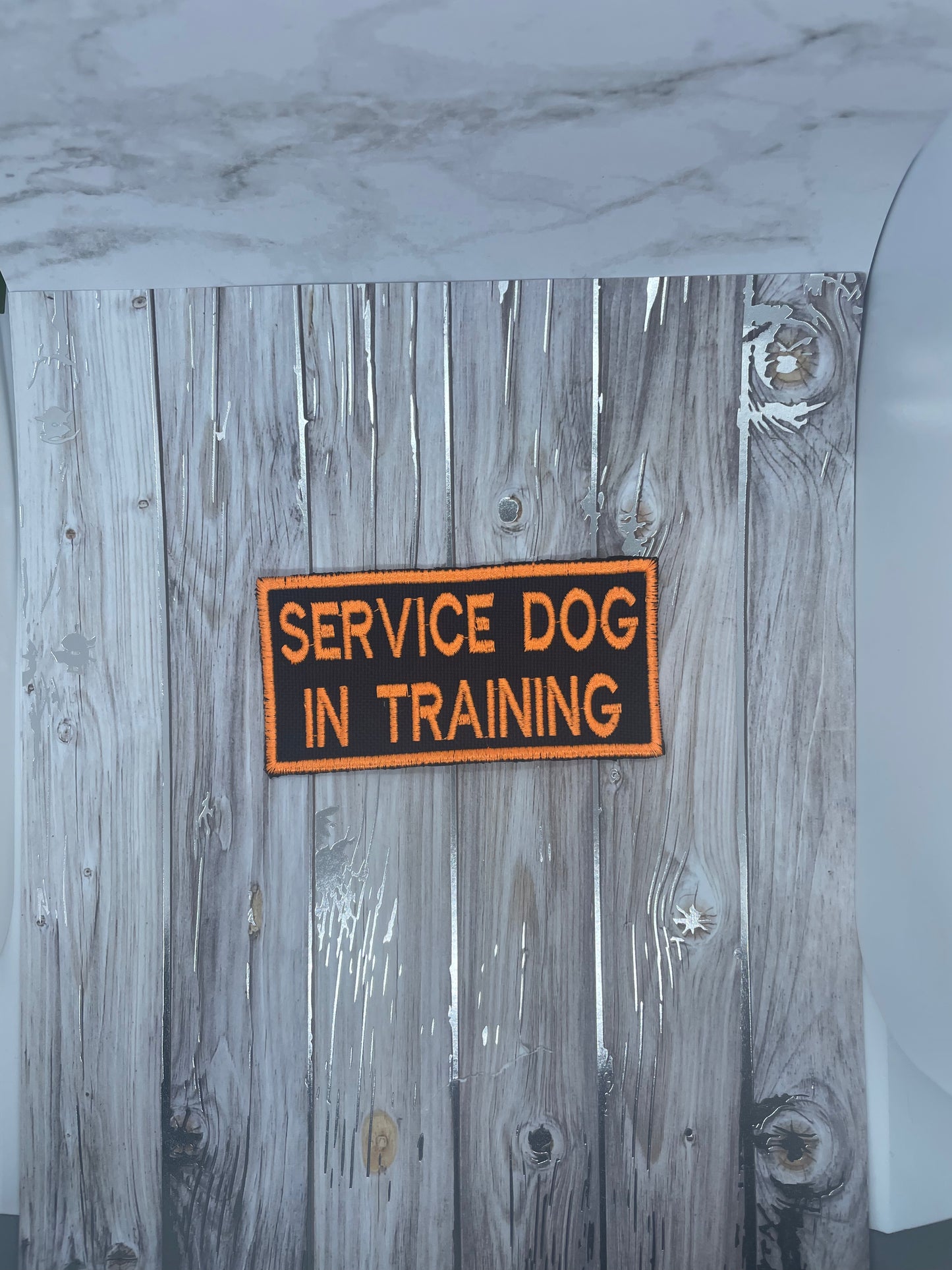 Service Dog in Training Patch – Durable Velcro Backed ID for Canadian Working Dogs
