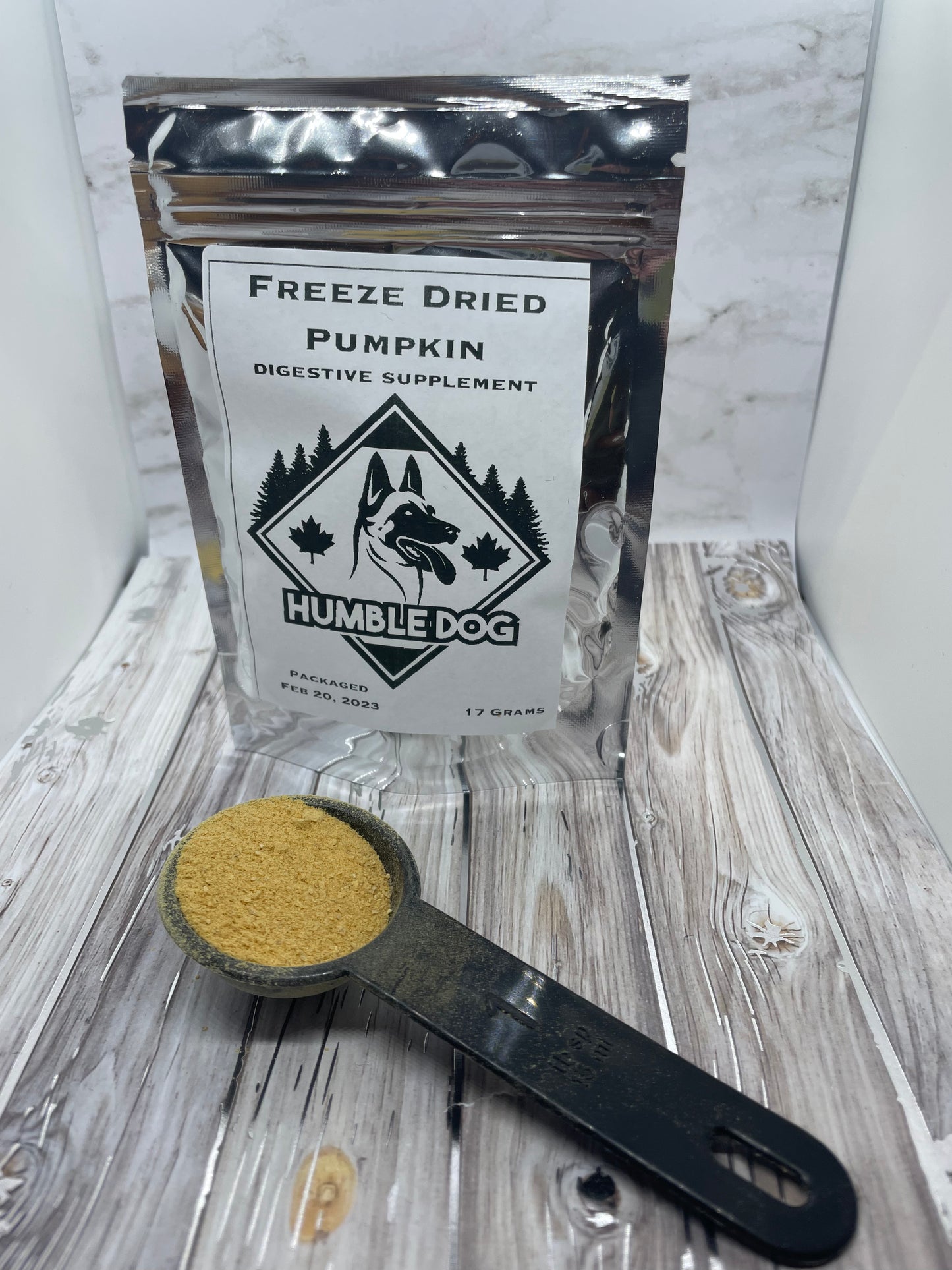 Freeze Dried Pumpkin digestive supplement