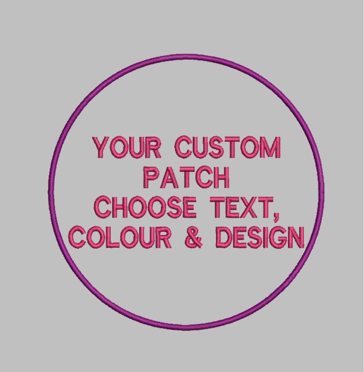 Custom Circular Patch