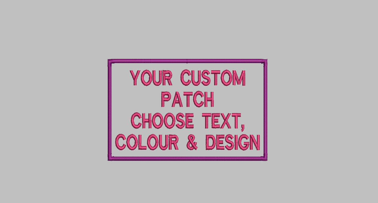 Custom Rectangular Patches