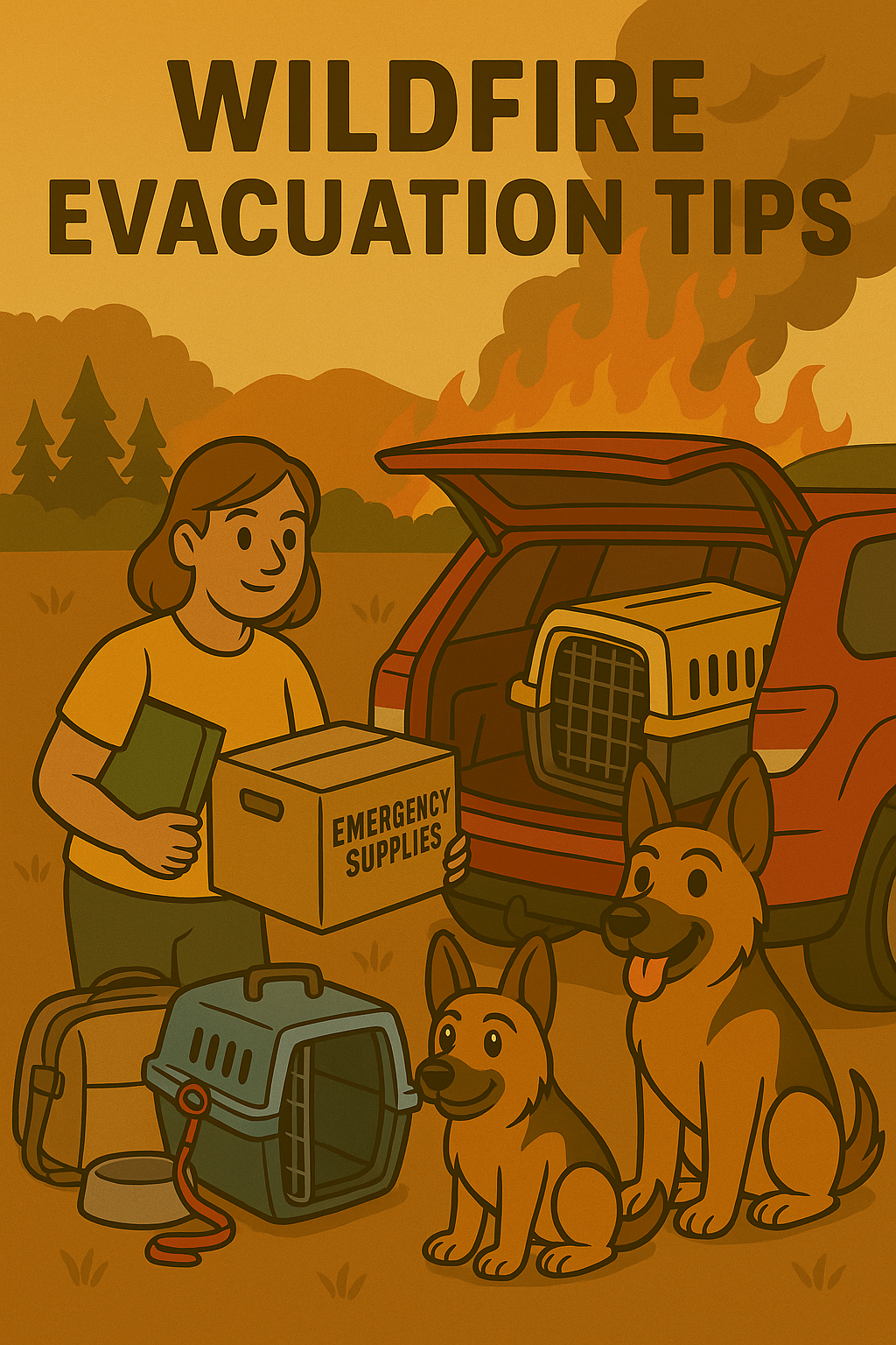 Wildfire Preparedness for You and Your Pets: Reducing Anxiety Through Readiness