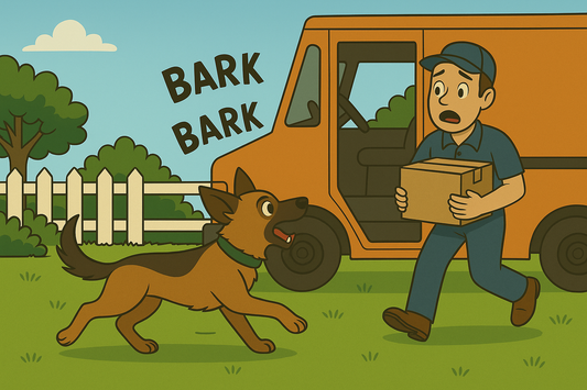 How to Stop Your Dog from Barking and Running Toward Strangers on Your Property