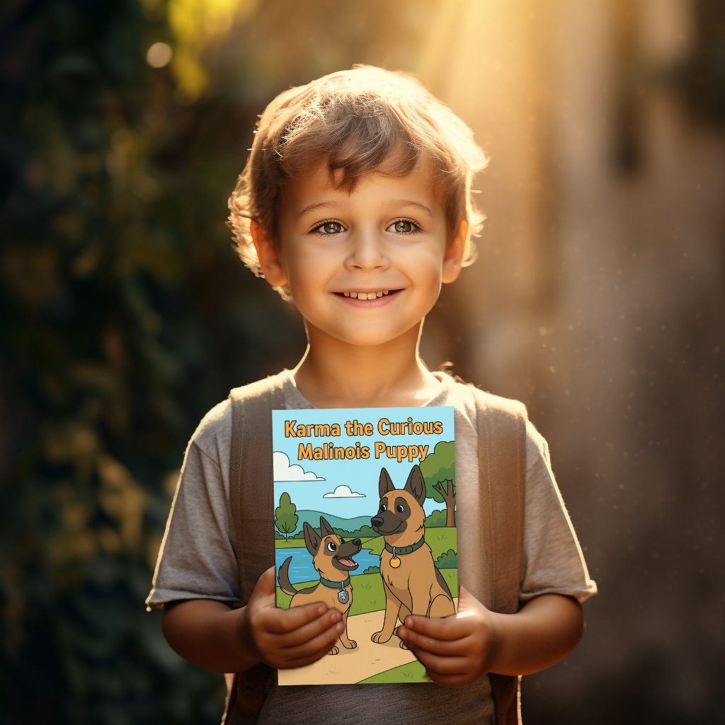 Karma the Curious Malinois Puppy | Canadian Children's Picture Book About Working Dogs