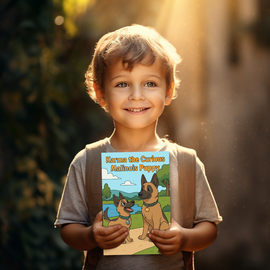 Karma the Curious Malinois Puppy | Canadian Children's Picture Book About Working Dogs