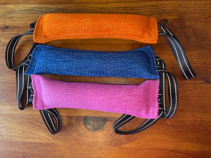 French Linen Bite Tugs for Dogs