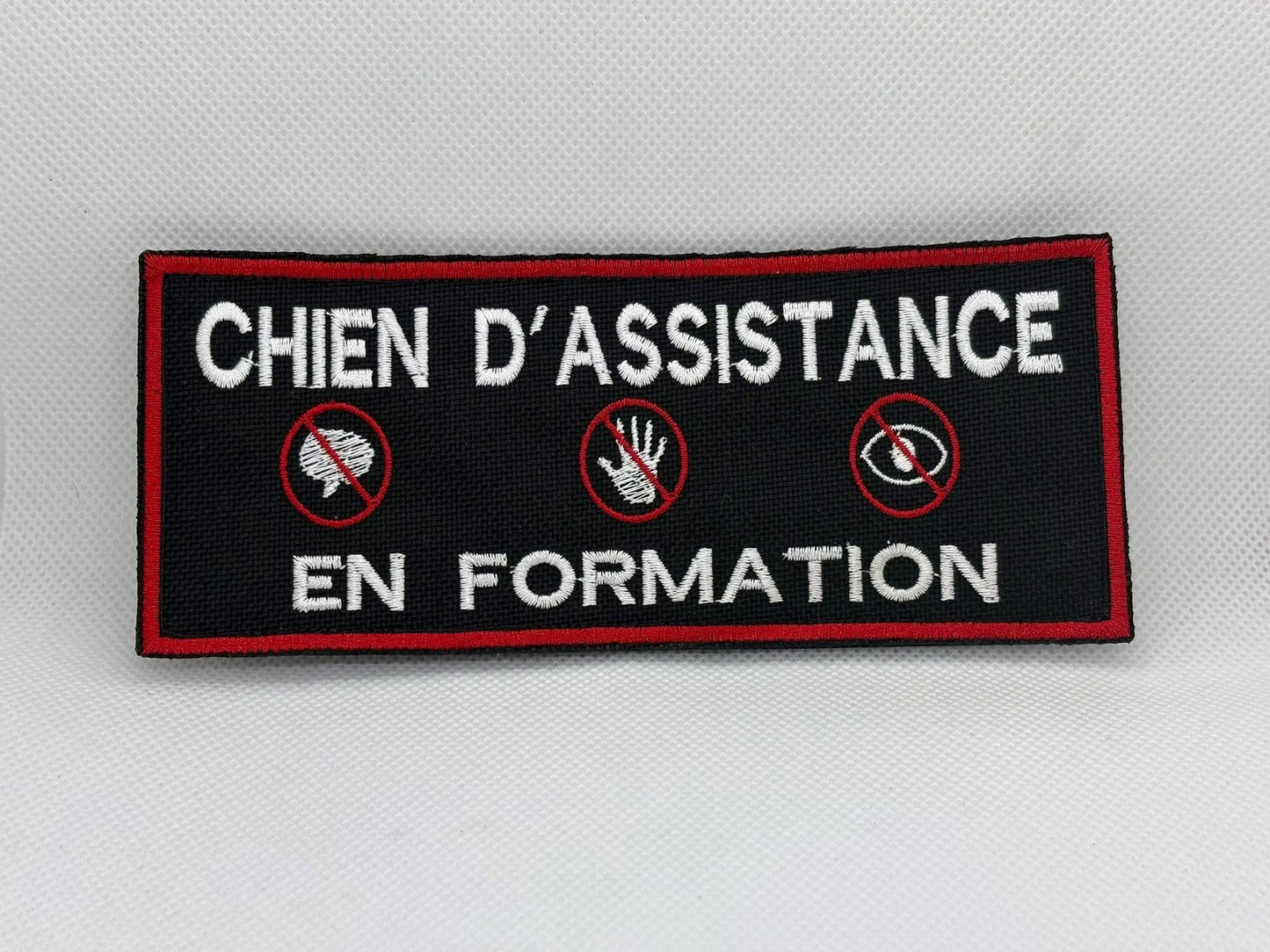 Custom Rectangular Dog Patch – Velcro Backed, Personalized & Made in Canada