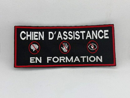 Custom Rectangular Dog Patch – Velcro Backed, Personalized & Made in Canada