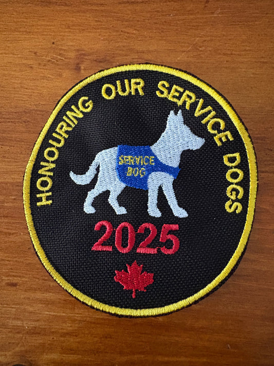 Honouring Our Service Dogs – 2025 Limited Edition Patch