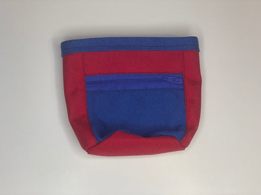 Treat Training Pouch Red and Blue