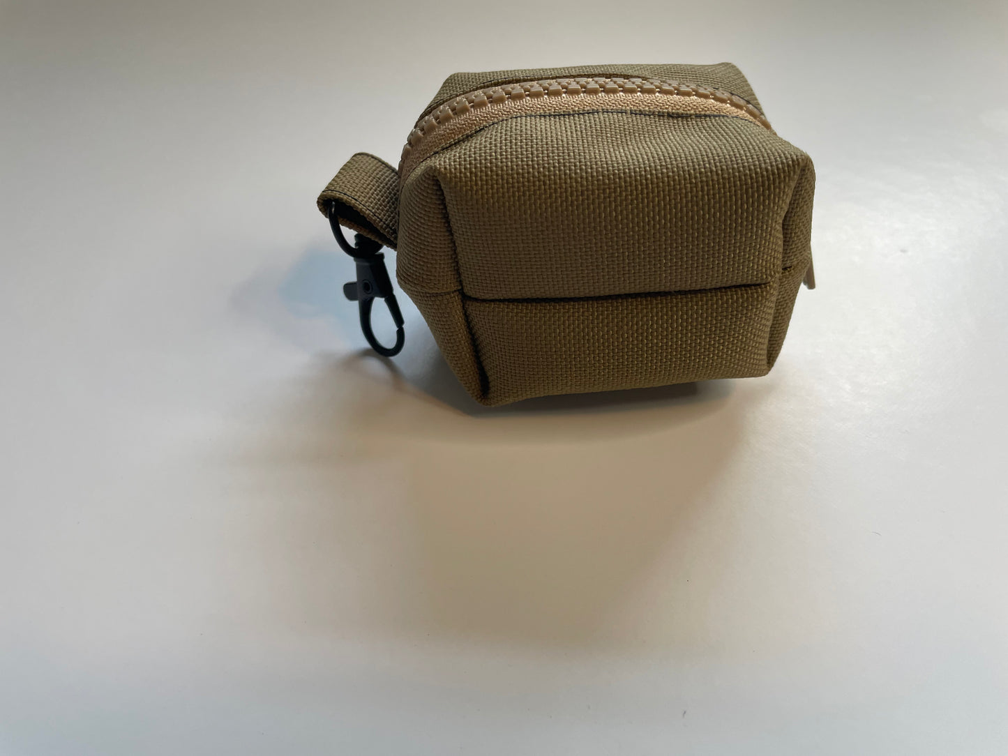 Poop Bag Dispenser Pouch Coyote Brown and Pink
