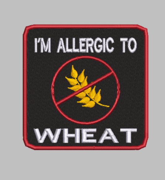 🌾 4-in-1 WHEAT ALLERGY & GLUTEN FREE Machine Embroidery ITH Bundle - 3.5" Patch Files