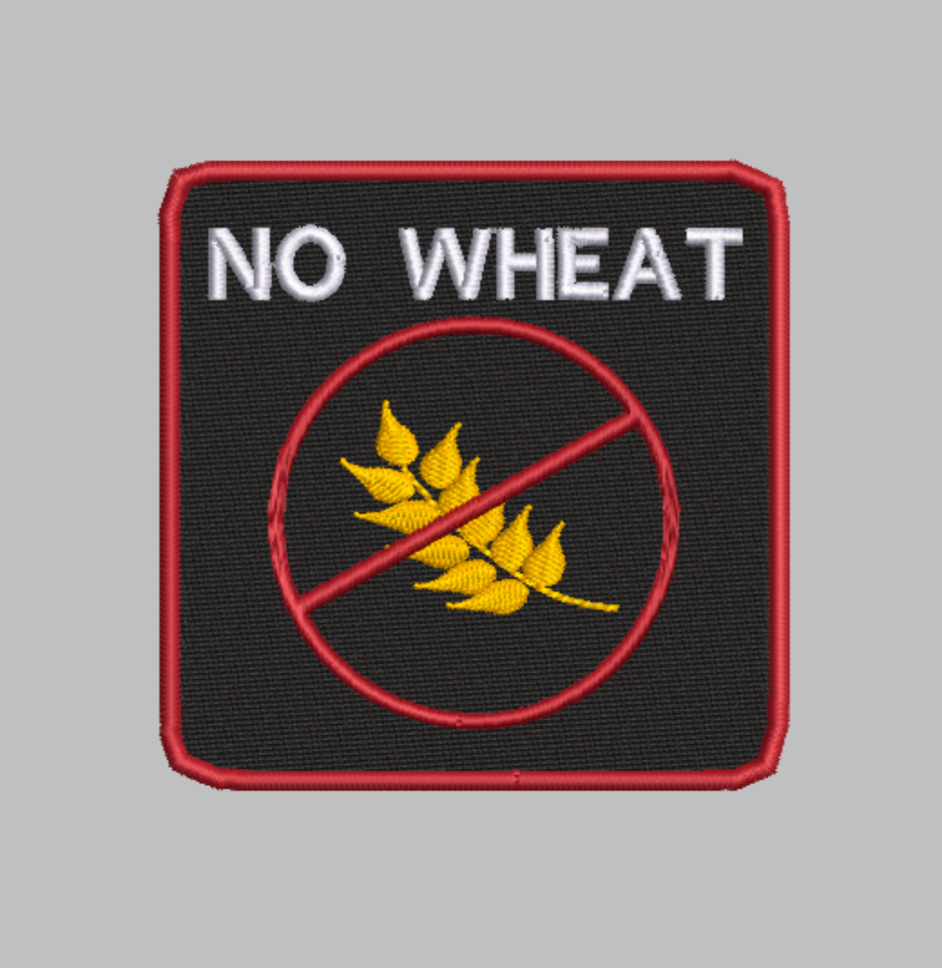 🌾 4-in-1 WHEAT ALLERGY & GLUTEN FREE Machine Embroidery ITH Bundle - 3.5" Patch Files