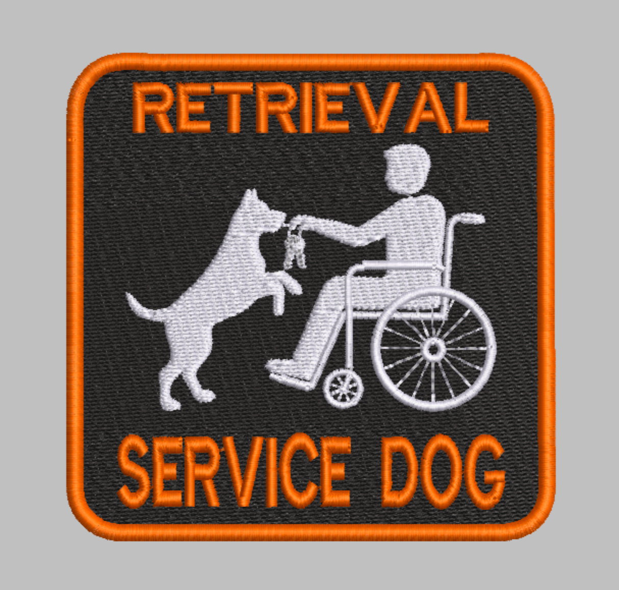 Retrieval Service Dog - Digital Embroidery Design