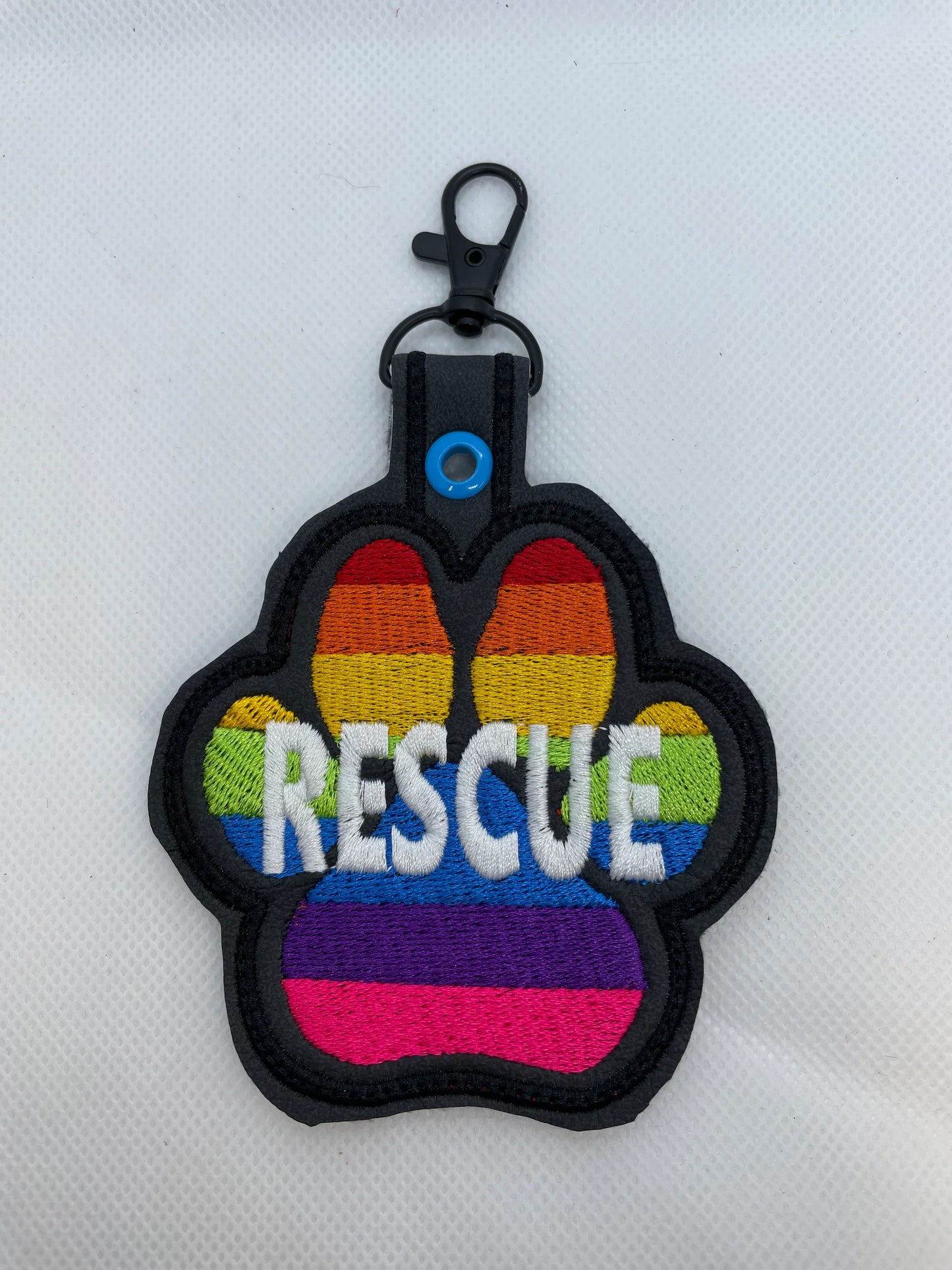 Rainbow "Rescue" Snap Tab Embroidery File (Digital Only)