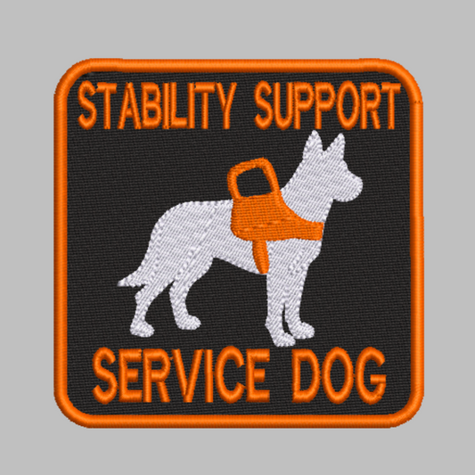 Stability Support Service Dog - Digital Embroidery Design