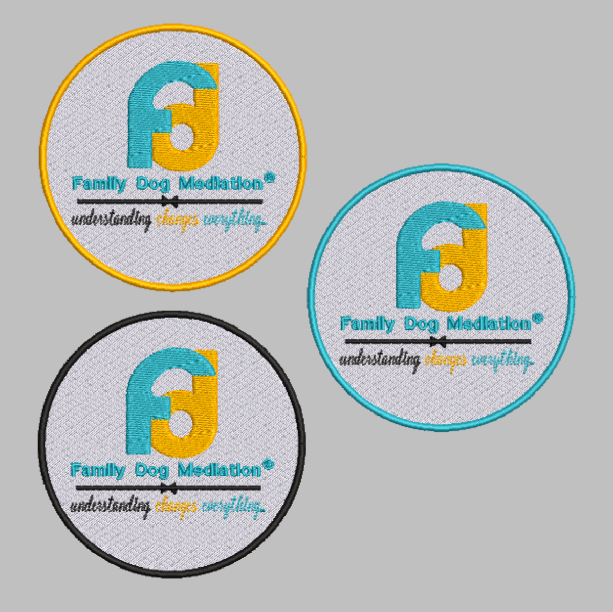 Official Family Dog Mediation (FDM) Logo Patch – Graduate Exclusive
