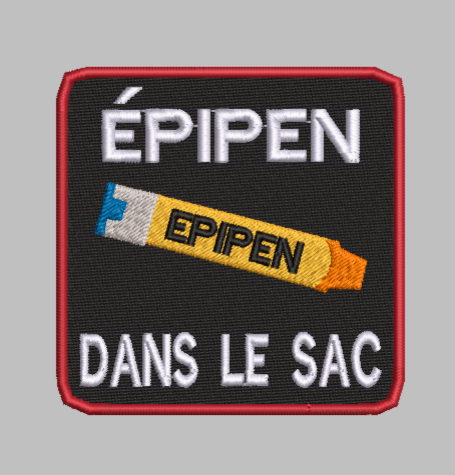 Ensemble de motifs de broderie « Épipen » (3 motifs)
