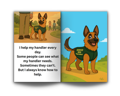 COMING SOON! Cooper The Service Dog | Softcover Picture Book