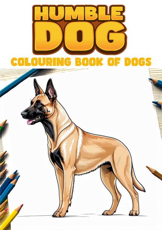Humble Dog colouring book of dogs
