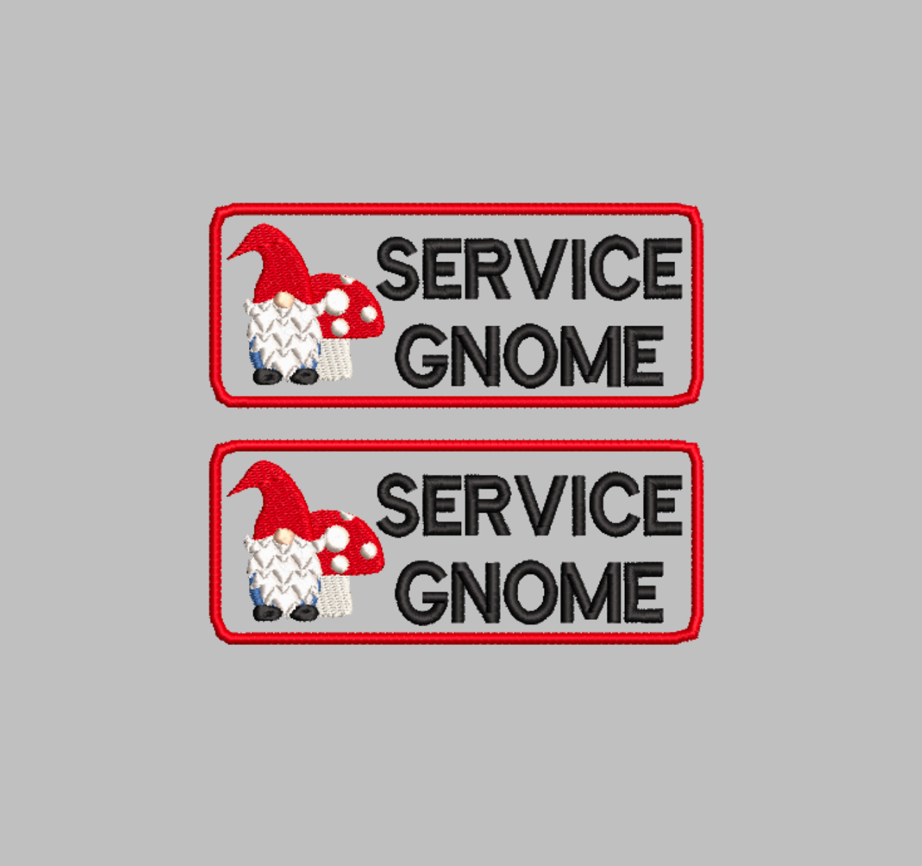 Service Gnome Embroidery File