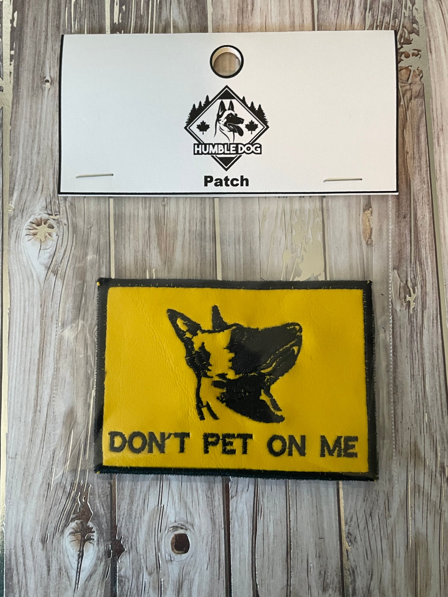 Pre Designed Patch "Don't pet on me"