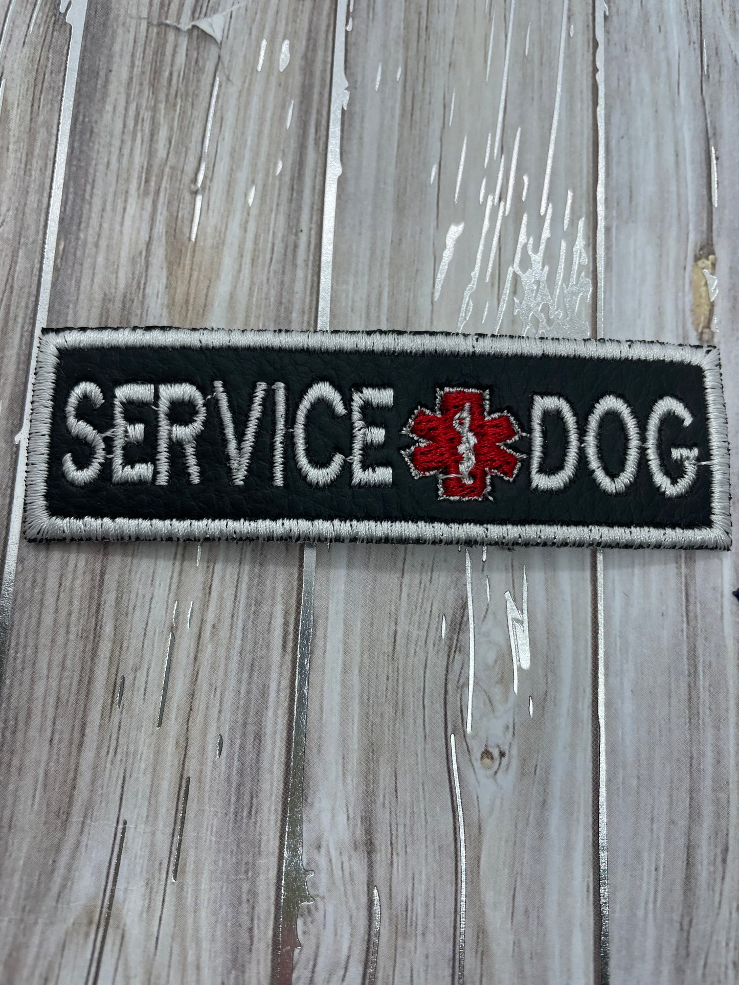 Pre designed Patch Service Dog with Caduceus